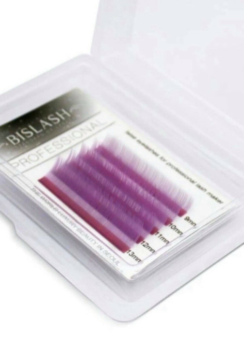 BISLASH Light Violet Lashes Mix Tray