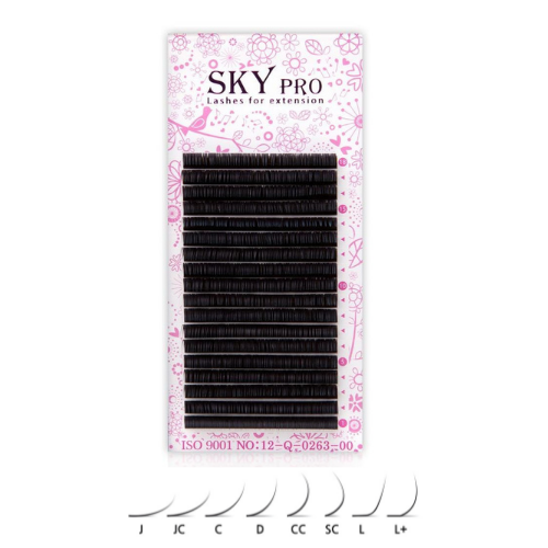 Individual Eyelashes SKY Pro  C/CC/D Curl