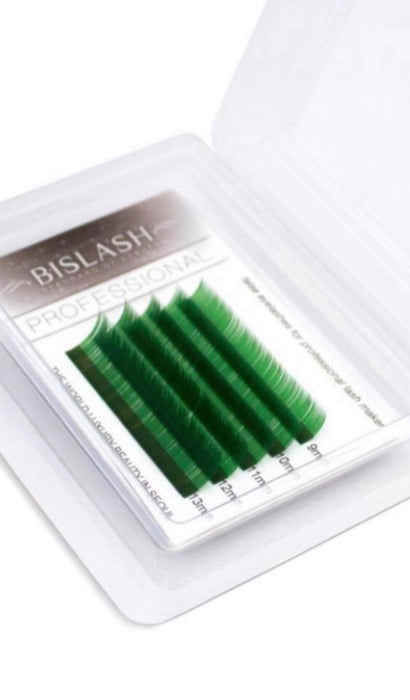 BISLASH Green Lashes Mix Tray