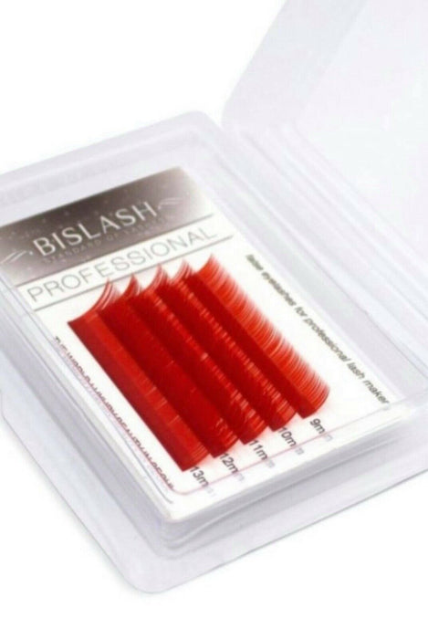 BISLASH Red Lashes Mix Tray